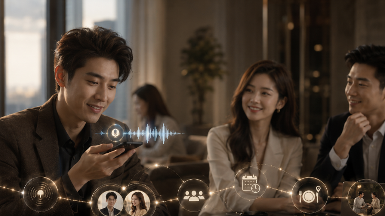 AI 语音 Agent 协助聊天、破冰和约会协调的产品流程